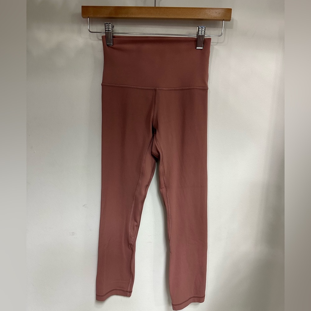 Lululemon Align High-Rise Crop 21” Mauve Leggings